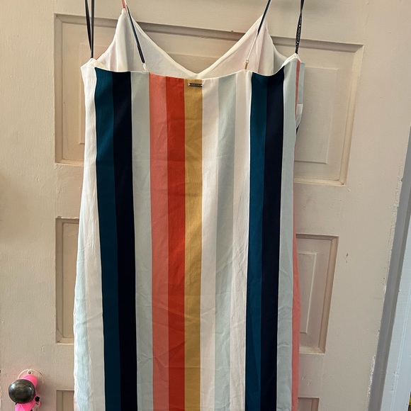 Volcom Flavor Up Slip Dress in Stripes Medium - Picture 5 of 11